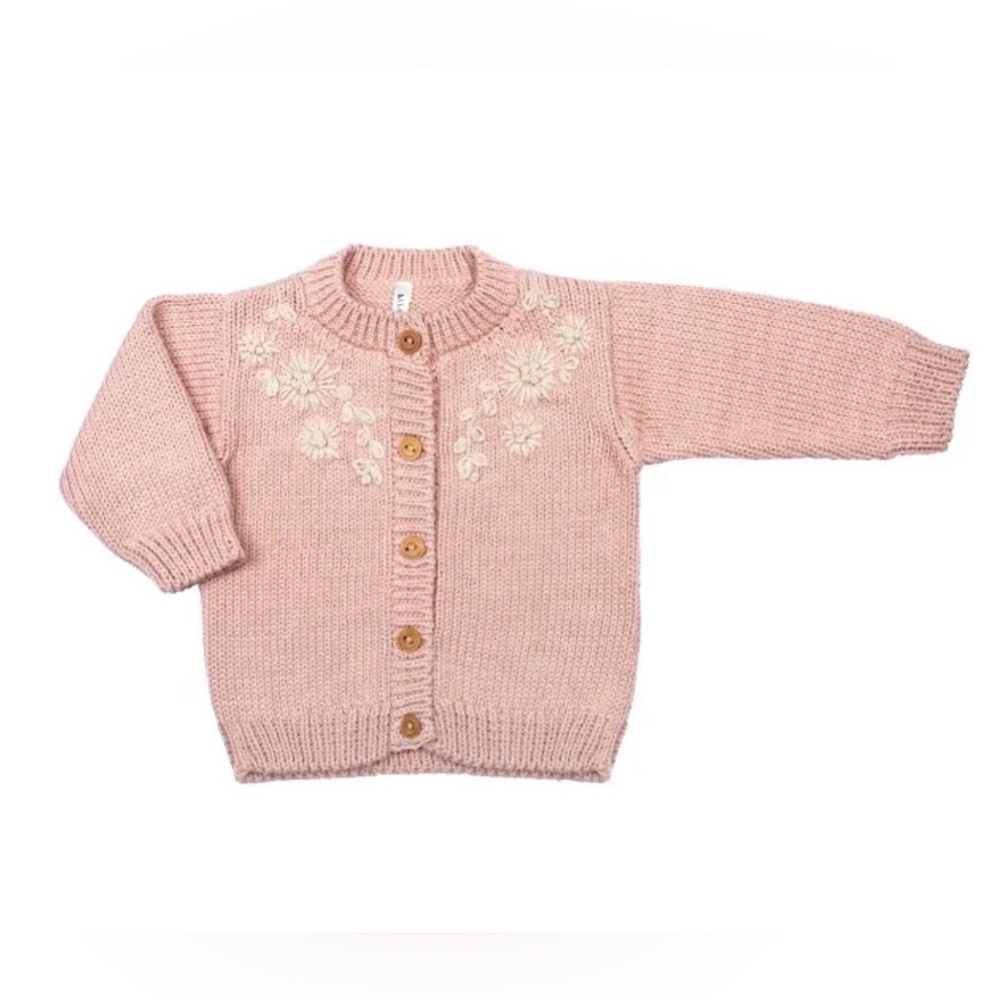 WILD WAWA Cardigan in dusty pink Size 2-3T